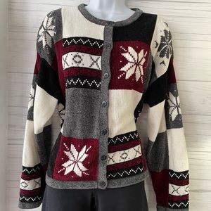 Vintage Patchwork-Christopher Banks 2001 Sweater.